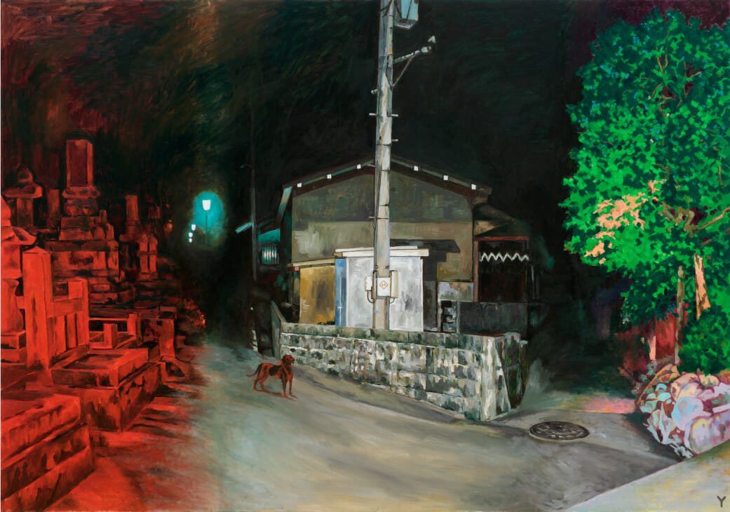 YOKOO Tadanori,  A Dark Night's Flashing: From the Red Darkness, 2001