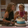 Yara Shahidi and Odessa A’zion in Sitting in Bars with Cake