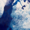 oung Oak Swaying Its Branches, 2024 (detail), Mixed media on paper, 47 3/4 x 62 3/4 in (121.3 x 159.4 cm)