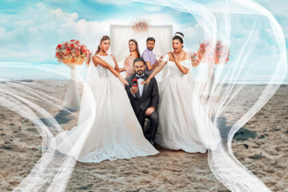 花ムコ&ふたりの花嫁